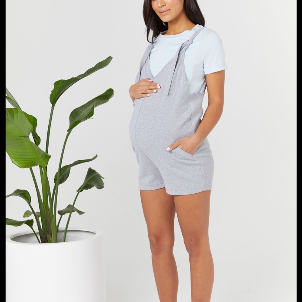 Legoe Heritage Chalet Playsuit Maternity Grey Size 1 or Medium